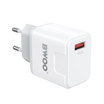 Sạc BWOO 2 cổng USB-A kèm cáp Type-C US CDA64VC 2